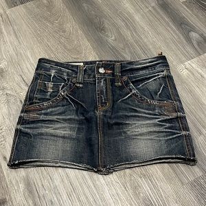 Denim Mini Skirt
